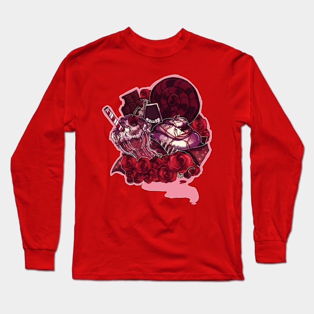 Eternal Indulgence Long Sleeve T-Shirt by RozenRotArt